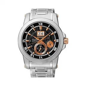 精工/Seiko Premier系列 不锈钢 人动电能 男表 SNP098J1