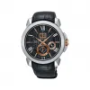 精工/Seiko seikopremier系列 42.9MM 不锈钢 人动电能 男表 SNP149P2