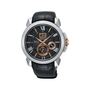 精工/Seiko seikopremier系列 42.9MM 不锈钢 人动电能 男表 SNP149P2