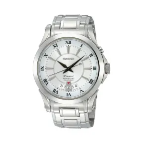 精工/Seiko Premier系列 不锈钢 石英机芯 男表 SNQ107J1