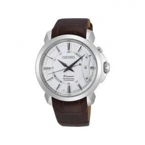 精工/Seiko seikopremier系列 41.5MM 不锈钢 石英机芯 男表 SNQ155J2
