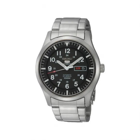 精工/Seiko 5sports系列 41.9MM 不锈钢 自动机械机芯 男表 SNZG13