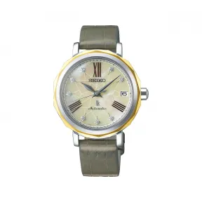 精工/Seiko lukia系列 34.8MM 不锈钢 自动机械机芯 女表 SPB138