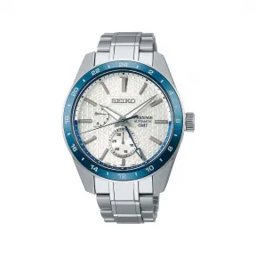 精工/Seiko presage系列 42.2MM 不锈钢（超硬涂层） 自动机械机芯 男表 SPB223