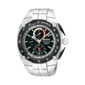 精工/Seiko 飞骏系列 不锈钢，特殊抗磨碳素膜处理 石英机芯 男表 SPC047J1
