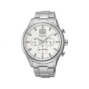 精工/Seiko discovermore系列 42.0MM 不锈钢 石英机芯 男表 SPC079