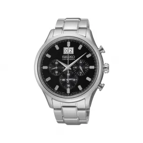 精工/Seiko discovermore系列 42.0MM 不锈钢 石英机芯 男表 SPC083