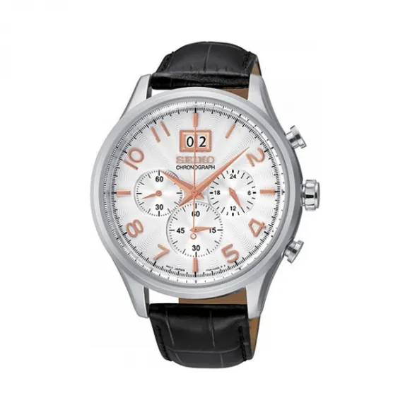 精工/Seiko Chronograph系列 不锈钢 石英机芯 Seiko Chronograph SPC087P1