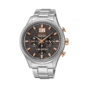 精工/Seiko Chronograph系列 不锈钢 石英机芯 男表 SPC151J1