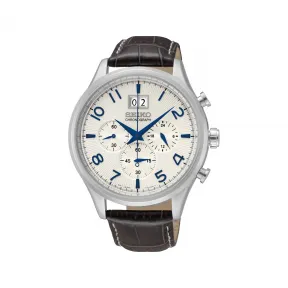 精工/Seiko discovermore系列 42.0MM 不锈钢 石英机芯 男表 SPC155