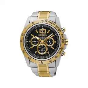 精工/Seiko discovermore系列 44.2MM 不锈钢 石英机芯 男表 SPC232