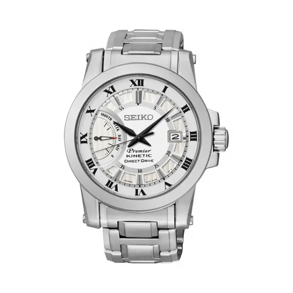 精工/Seiko Premier系列 不锈钢 人动电能 男表 SRG007J1