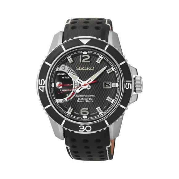 精工/Seiko Premier系列 不锈钢 人动电能 男表 SRN039J2
