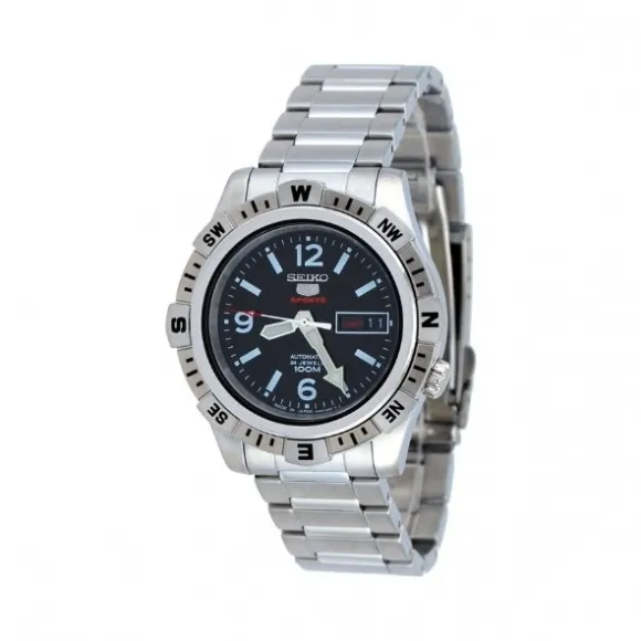 精工/Seiko 5系列 不锈钢 自动机械机芯 Seiko 5 Sports SRP143J1
