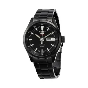 精工/Seiko 黑色离子镀精钢 自动机械机芯 男表 SRP267