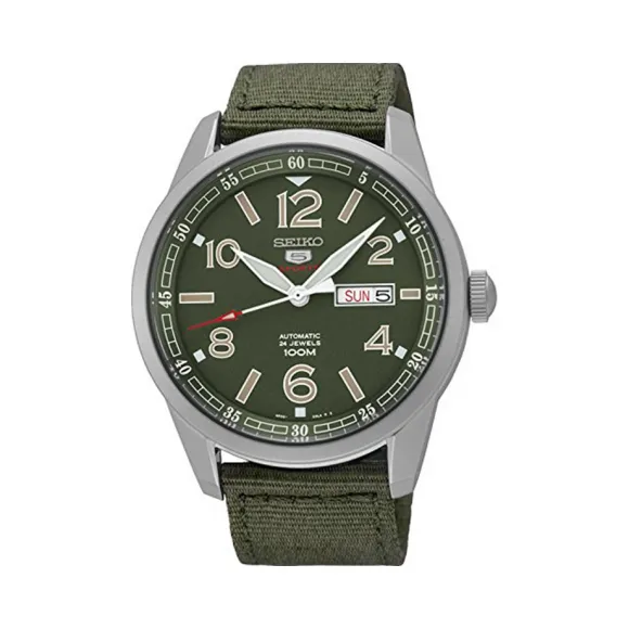 精工/Seiko 5系列 不锈钢表壳 自动机械机芯 男表 SRP621J1