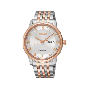 精工/Seiko presage系列 39.2MM 不锈钢 自动机械机芯 男表 SRP696