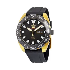 精工/Seiko 5系列 金色精钢 自动机械机芯 男表 SRP750