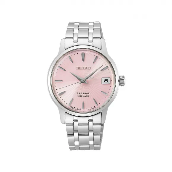 精工/Seiko presage系列 33.8MM 不锈钢 自动机械机芯 女表 SRP839