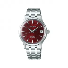 精工/Seiko presage系列 33.8MM 不锈钢 自动机械机芯 女表 SRP853