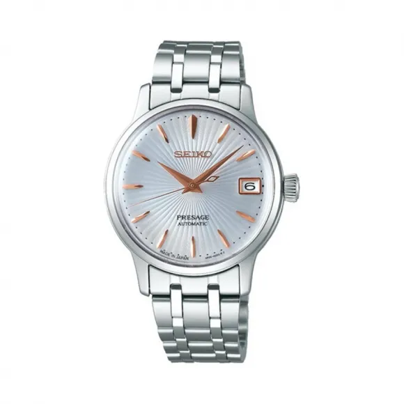 精工/Seiko 不锈钢 自动机械机芯 女表 SRP855J1