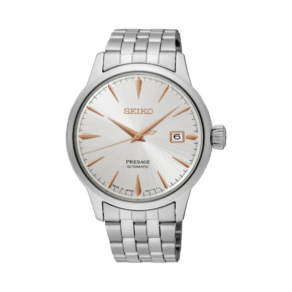 精工/Seiko Presage系列 不锈钢 自动机械机芯 男表 SRPB47J1