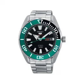 精工/Seiko 5sports系列 45.5MM 不锈钢 自动机械机芯 男表 SRPC53
