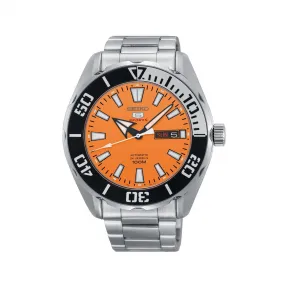 精工/Seiko 5sports系列 45.5MM 不锈钢 自动机械机芯 男表 SRPC55