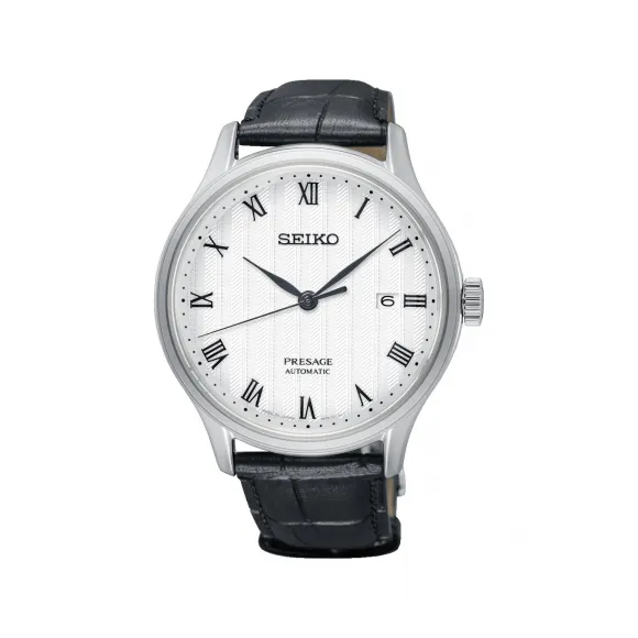 精工/Seiko presage系列 41.7MM 不锈钢 自动机械机芯 男表 SRPC83