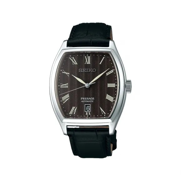 精工/Seiko presage系列 37.0MM 不锈钢 自动机械机芯 男表 SRPD07