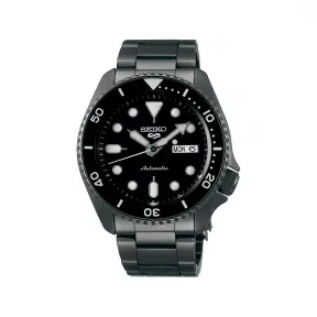 精工/Seiko 5sports系列 42.5MM 不锈钢 (硬质镀膜) 自动机械机芯 男表 SRPD65