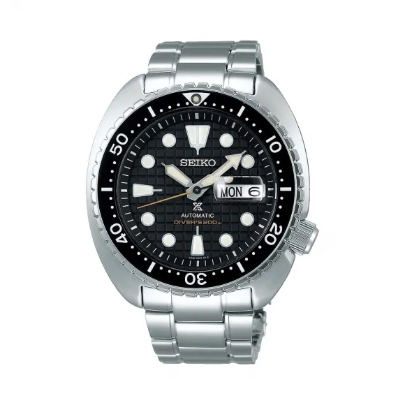 精工/Seiko 45.0 MM 不锈钢陶瓷表圈 自动机械机芯 男表 SRPE03K1