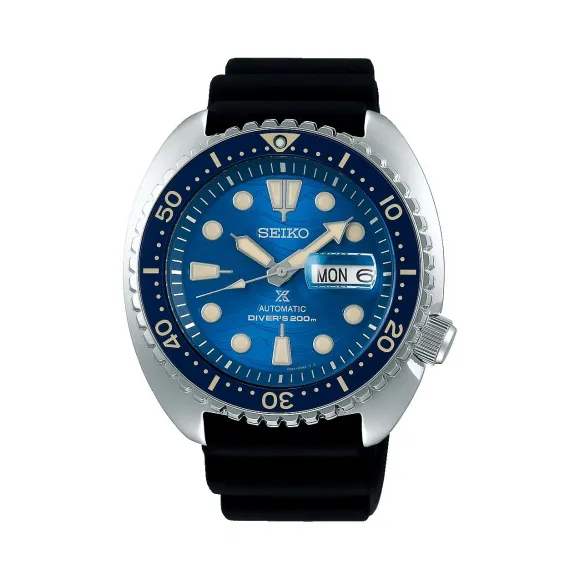 精工/Seiko 45.0 MM 不锈钢陶瓷表圈 自动机械机芯 男表 SRPE07K1