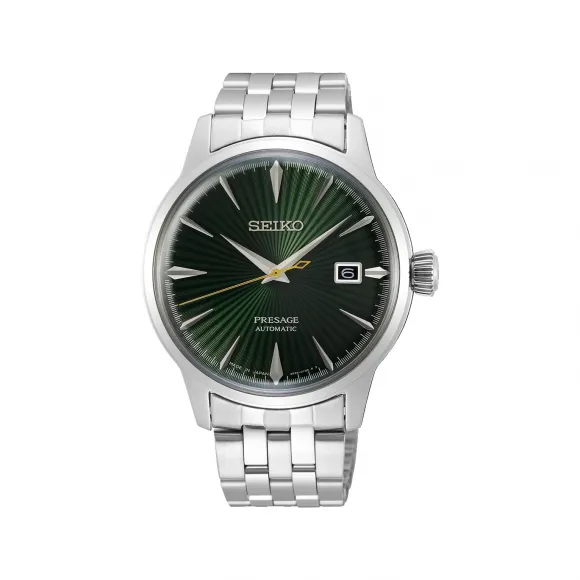 精工/Seiko 40.5 MM 精钢 自动机械机芯 男表 SRPE15J1