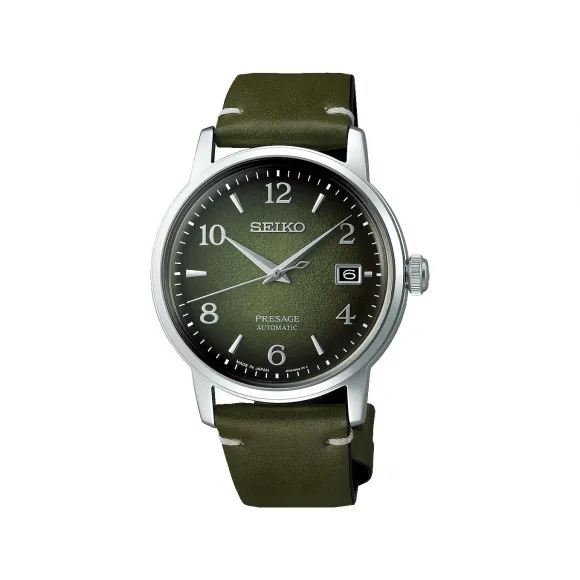 精工/Seiko presage系列 38.5MM 不锈钢 自动机械机芯 男表 SRPF41