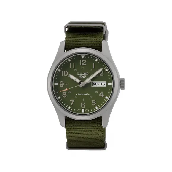 精工/Seiko 5sports系列 39.4MM 不锈钢 自动机械机芯 男表 SRPG33