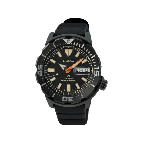 精工/Seiko prospex系列 42.4MM 不锈钢 (硬质镀膜) 自动机械机芯 男表 SRPH13