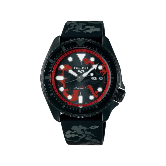 精工/Seiko 5sports系列 42.5MM 不锈钢（硬涂层） 自动机械机芯 男表 SRPH65