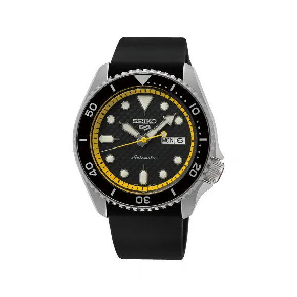 精工/Seiko 5sports系列 42.5MM 不锈钢 自动机械机芯 男表 SRPJ07