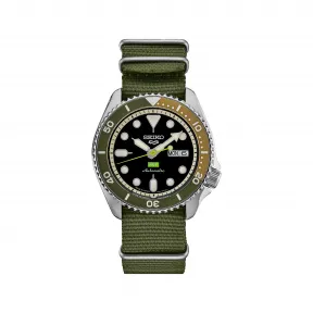精工/Seiko 5sports系列 42.5MM 不锈钢 自动机械机芯 男表 SRPJ19J8