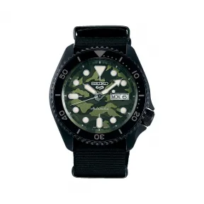 精工/Seiko 5sports系列 42.5MM 不锈钢（硬涂层） 自动机械机芯 男表 SRPJ37