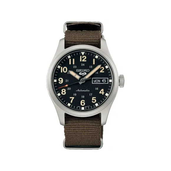 精工/Seiko 5 Sports系列 不锈钢 36.4MM 自动机械机芯 男表 SRPJ85K1