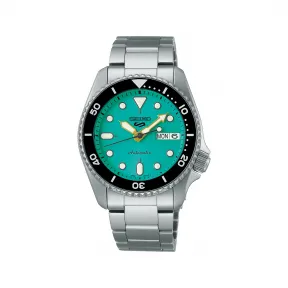 精工/Seiko 5 Sports系列 38.0MM 不锈钢 自动上弦机械机芯(可手动上弦) 男士 SRPK33
