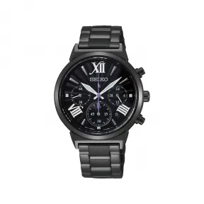 精工/Seiko lukia系列 35.3MM 不锈钢（硬涂层） 石英机芯 女表 SRWZ67