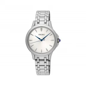 精工/Seiko discovermore系列 30.1MM 不锈钢 石英机芯 女表 SRZ491