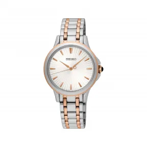 精工/Seiko discovermore系列 30.1MM 不锈钢 石英机芯 女表 SRZ492