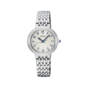 精工/Seiko discovermore系列 28.5MM 不锈钢 石英机芯 女表 SRZ505
