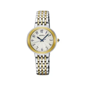 精工/Seiko discovermore系列 28.5MM 不锈钢 石英机芯 女表 SRZ506