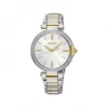 精工/Seiko discovermore系列 32.0MM 不锈钢 石英机芯 女表 SRZ516