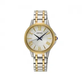 精工/Seiko discovermore系列 30.1MM 不锈钢 石英机芯 女表 SRZ526